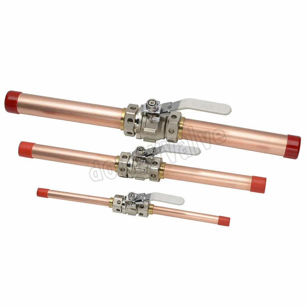 Cw617n Brass Full Bore Medical Lockable Line Valve