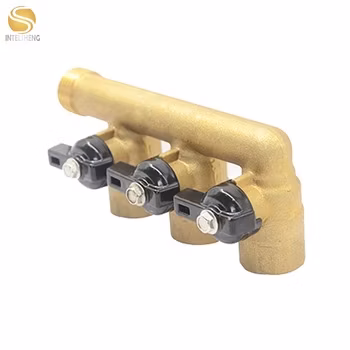 真鍮製排水弁ディストリビュータ、2ウェイ