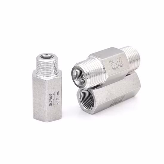 鍛造 316 ステンレス鋼の内外ネジ付きニードルバルブ