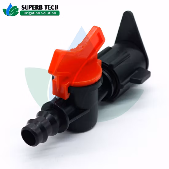 農業灌漑システム用の有刺プラスチック点滴ホース バルブ