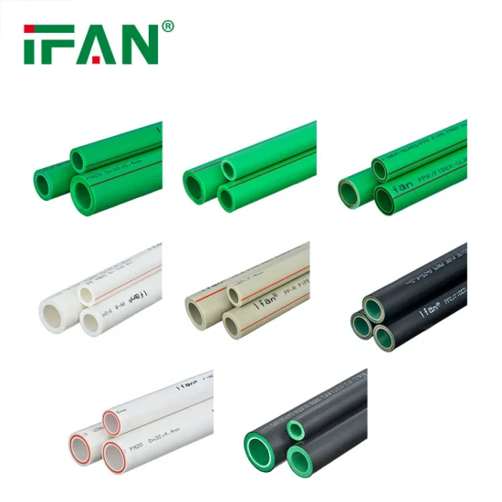 Ifan 配管システムの 20-160 ミリメートル緑 PN25 高圧純粋なプラスチック PPR パイプ